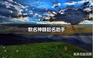 取名神器起名助手app