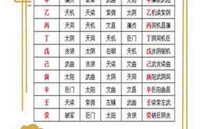 紫微斗数四化什么意思