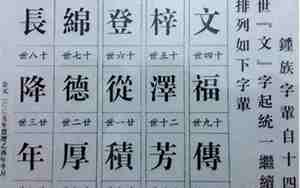 罗氏家谱字辈大全120辈