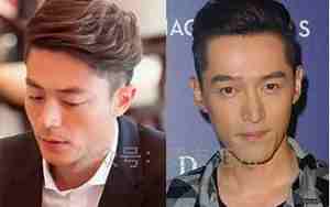 脸长的男明星的发型