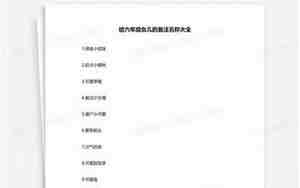 备注名称大全女