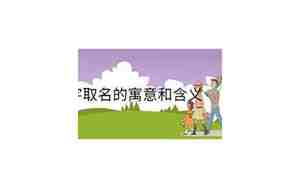 之字取名的寓意