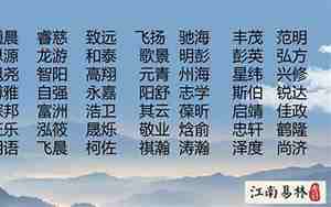 男楚辞取名宝典