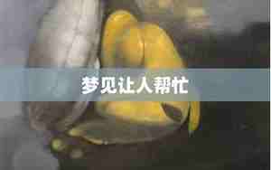 梦见给别人帮忙是什么意思