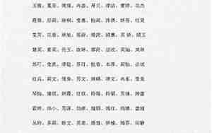 林取名女孩名字
