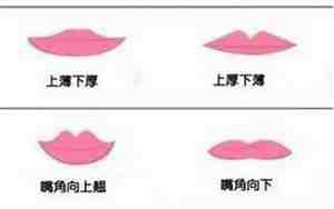嘴唇线明显的人面相