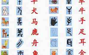 象形字大全对照表附图