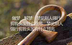 做梦梦见别人害我怎么办