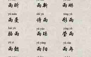 带雨的名字女孩