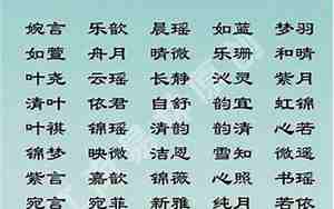 起名字短语