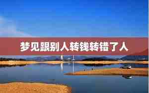 梦见错别人的钱了