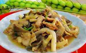 蘑菇肉片怎么炒好吃