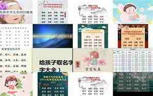 宝宝免费取名大全2020最新版的
