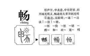 畅字取名的寓意