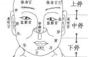 面相三轻格局图解