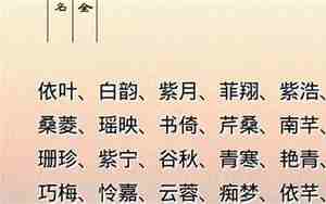 霖字取名女孩名字