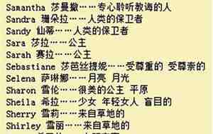 有寓意的女孩名字出自诗句