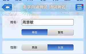 美名腾智能起名网免费下载