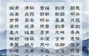 于起名
