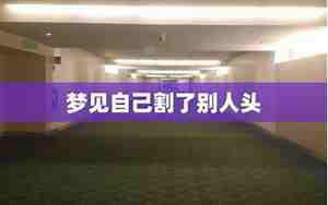 梦见割别人的头发